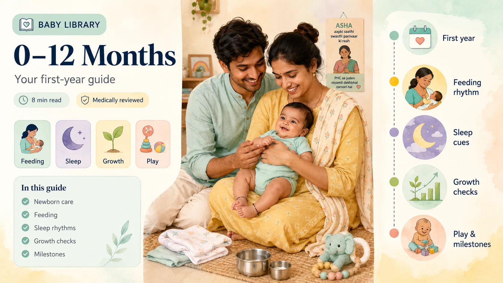 Your Baby's First Year (0–12 Months): A Complete Parent's Guide