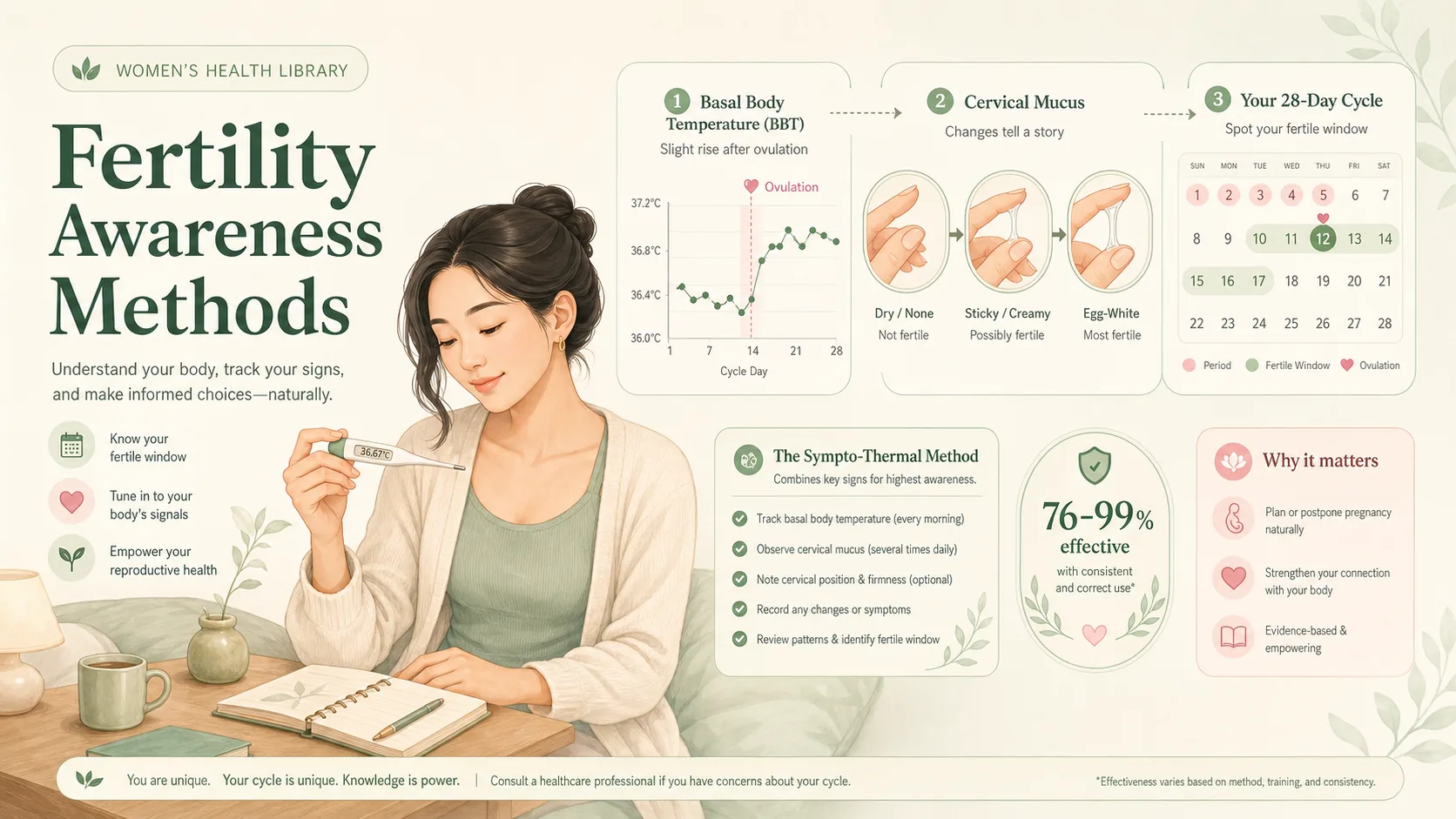 Fertility awareness methods — how they work and how accurate they are