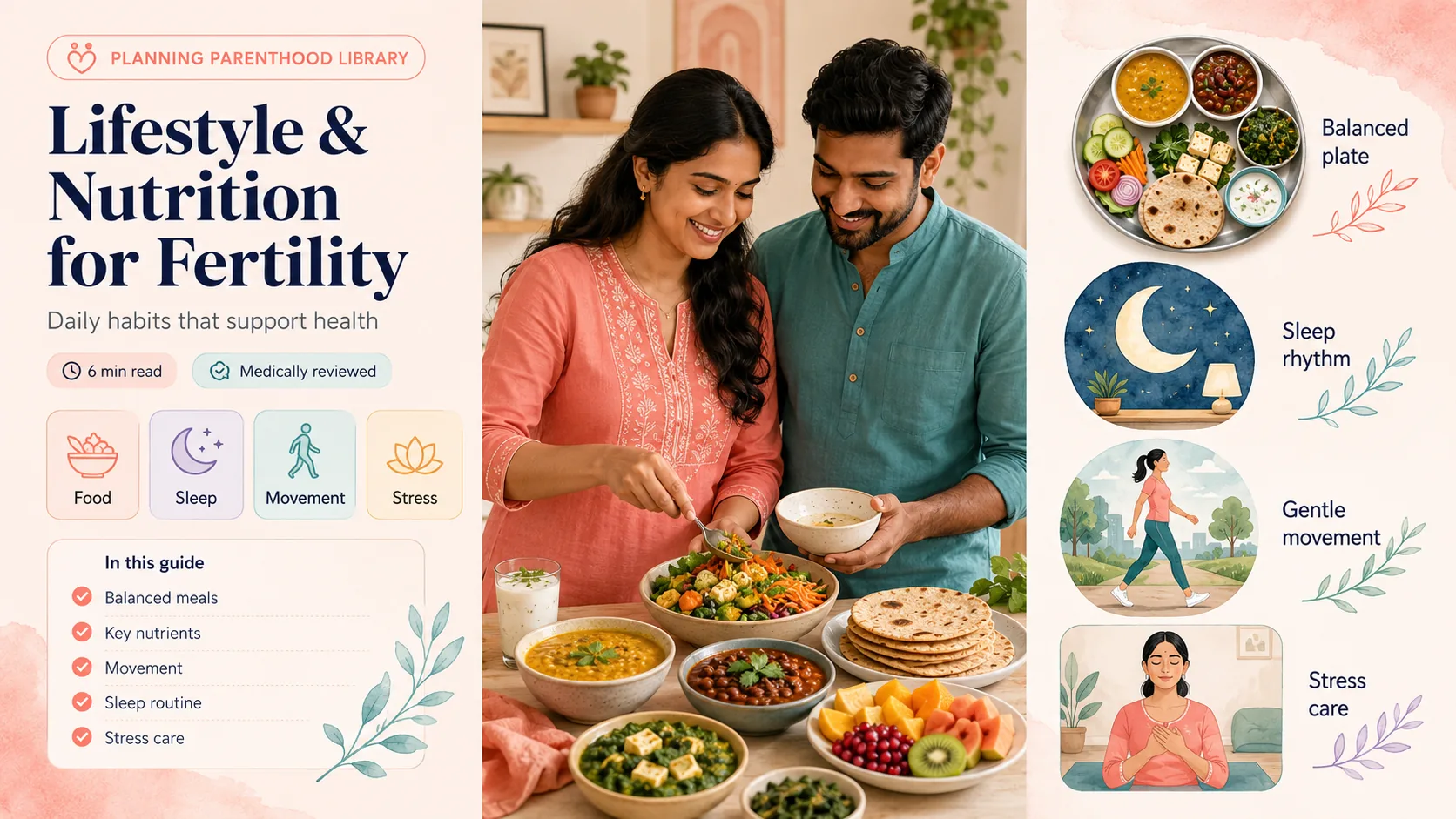 Lifestyle & Nutrition for Fertility: What Helps (and What to Avoid) for Both Partners