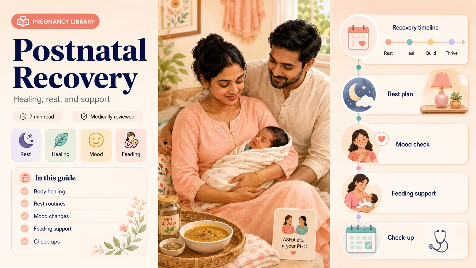 Postpartum Recovery: Healing After Birth, Emotional Wellbeing & Warning Signs