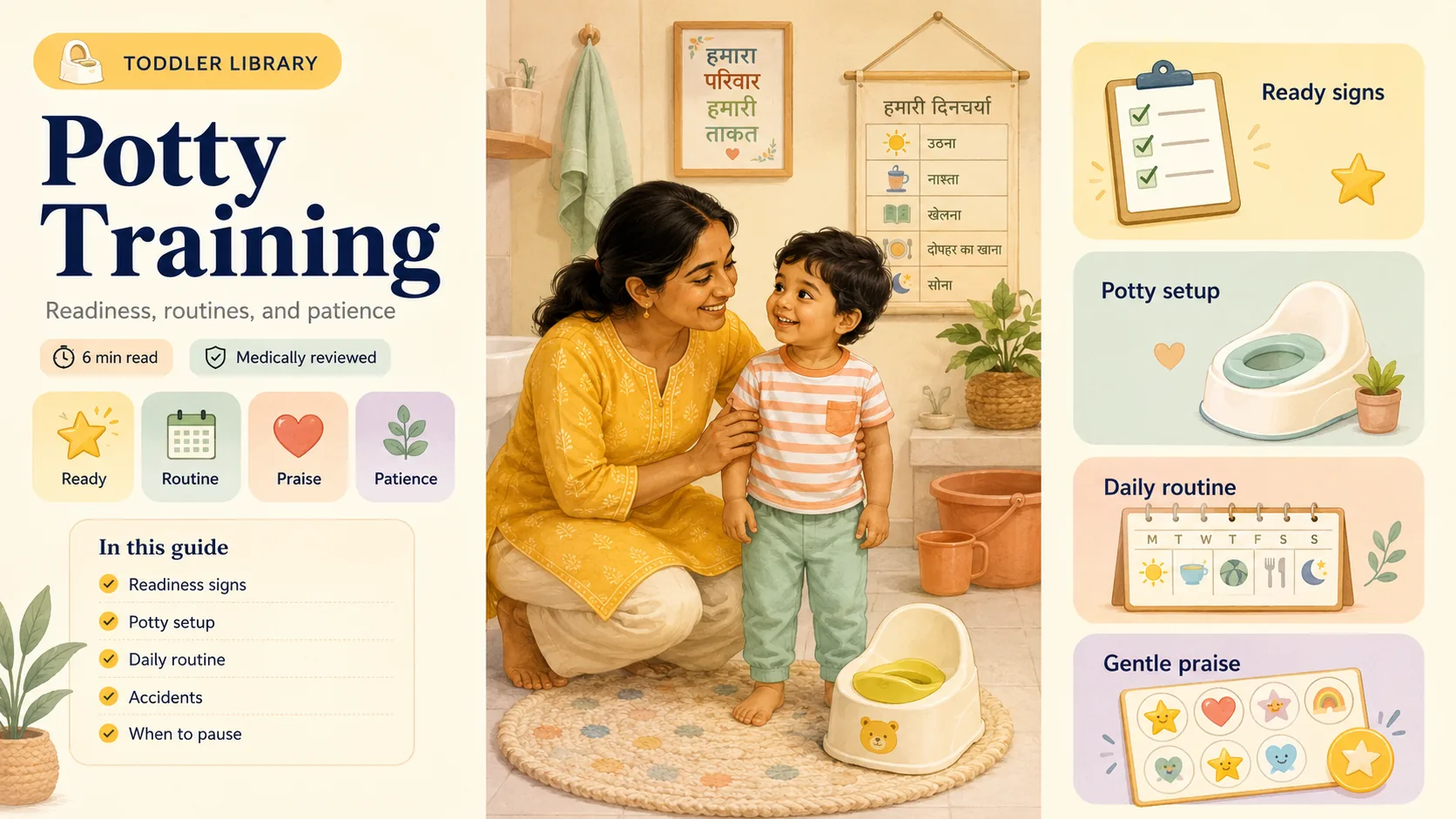 Toddler Potty Training: Readiness Signs and Gentle, Step-by-Step Methods