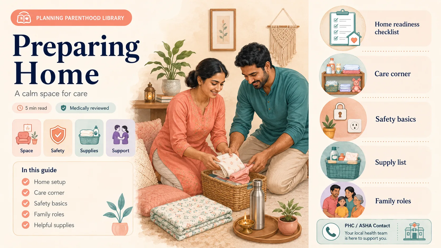 Preparing Your Home for a Baby: Essentials, Safe Sleep & a Room-by-Room Checklist