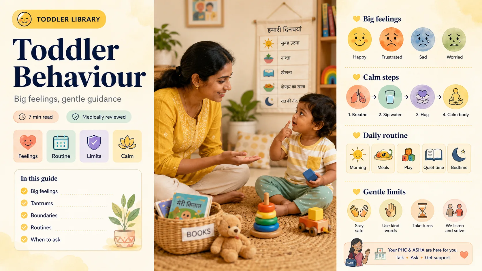 Toddler Behaviour: Tantrums, Big Emotions and Positive Discipline (1–3 Years)