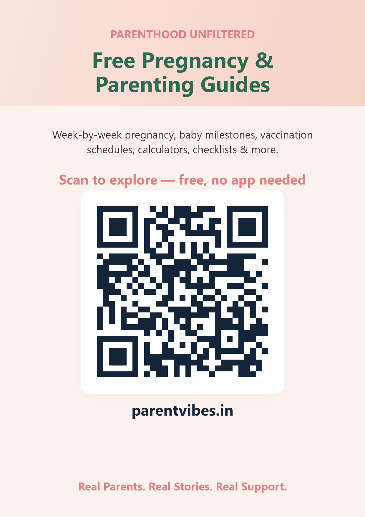 Printable clinic QR poster preview