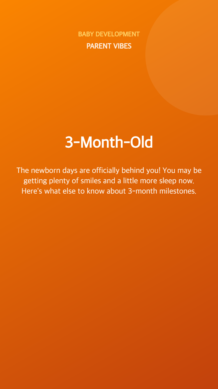 3-Month-Old: What to Expect