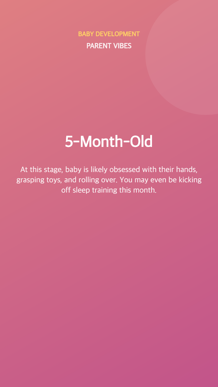 5-Month-Old: What to Expect