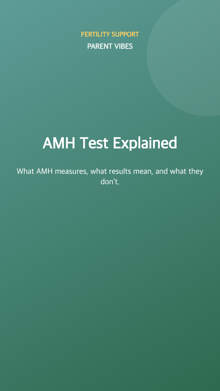 AMH Test Explained